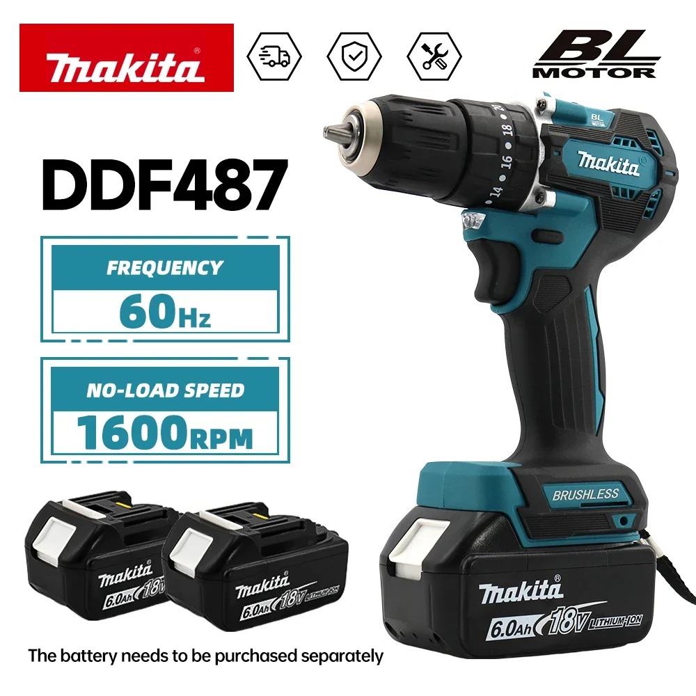 Makita Drill Ddf484 - Makita DDF487 18V Bezszczotkowa Wiertarko-Wkrętarka Udarowa