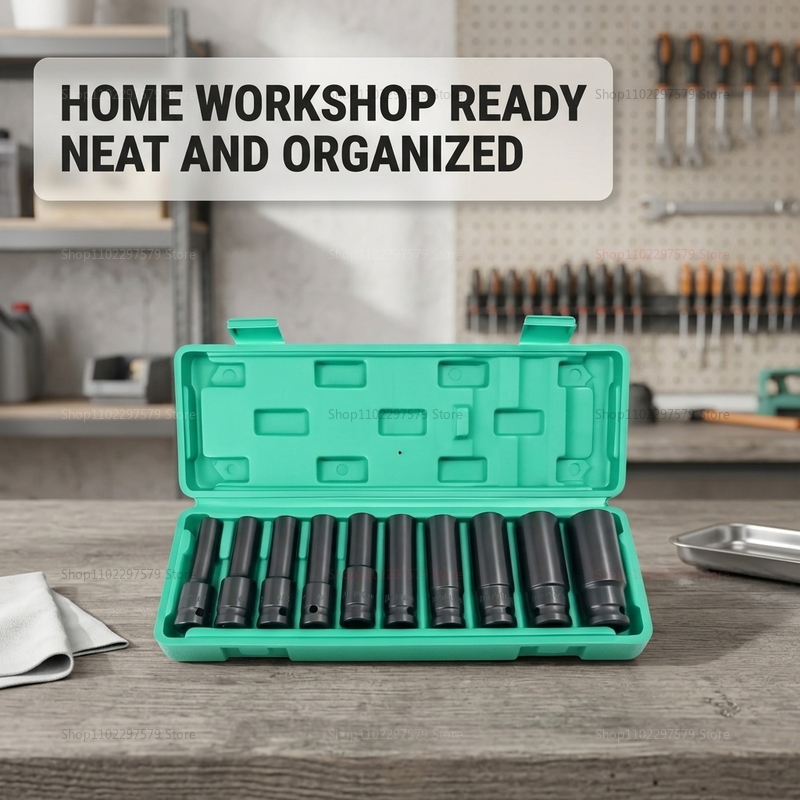 Tools For Motorcycle Workshop - Zestaw kluczy nasadowych 10 szt. 8-24mm,