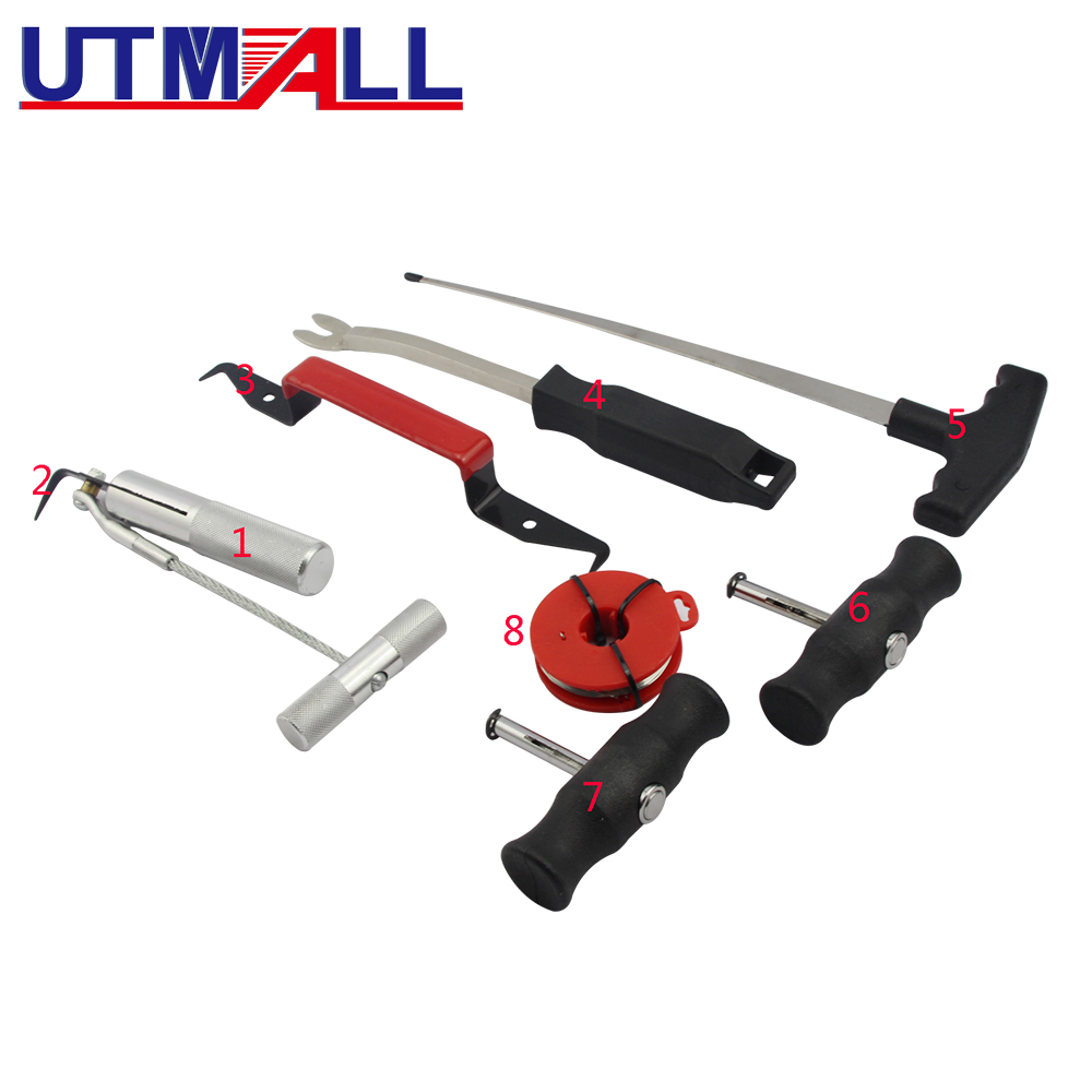 Workshop Tools Automotive - Zestaw 7 narzędzi do demontażu szyb
