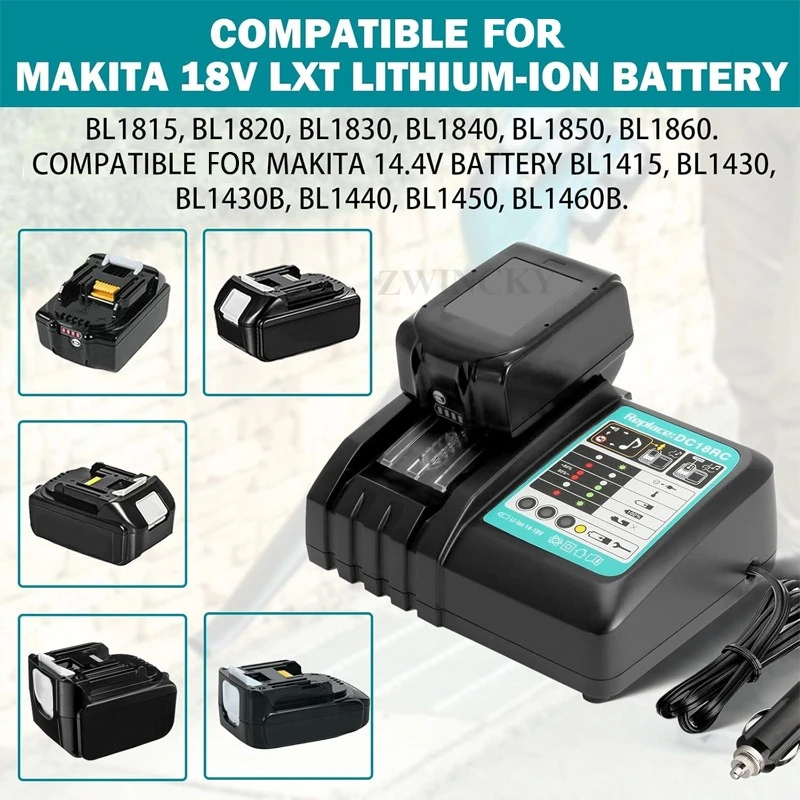 Ładowarka samochodowa DC18RC L – Makita Drill Hp1640 recenzja i cena