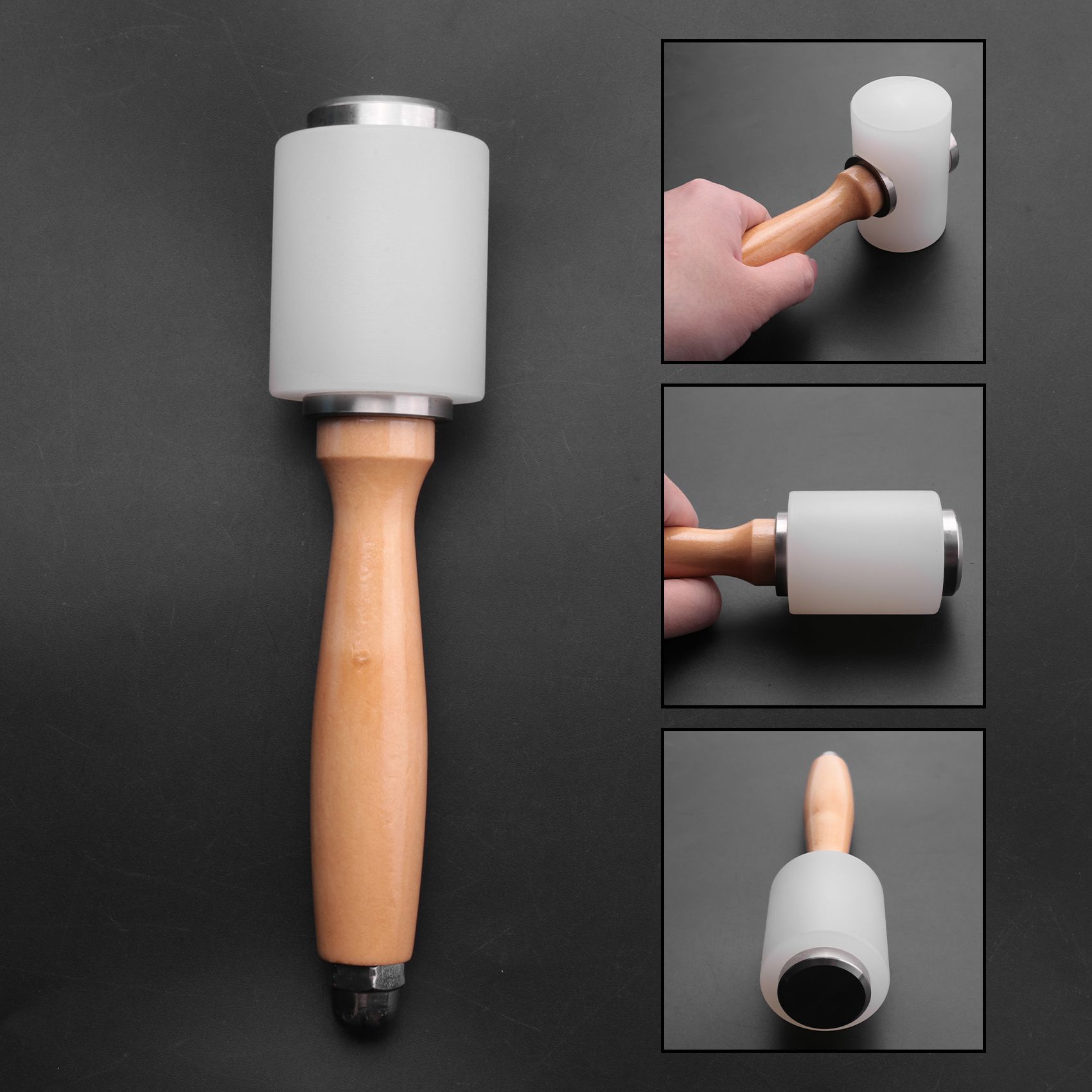 A84X-2 szt. Skórzany młotek do – Mallet Wood Carving recenzja i cena