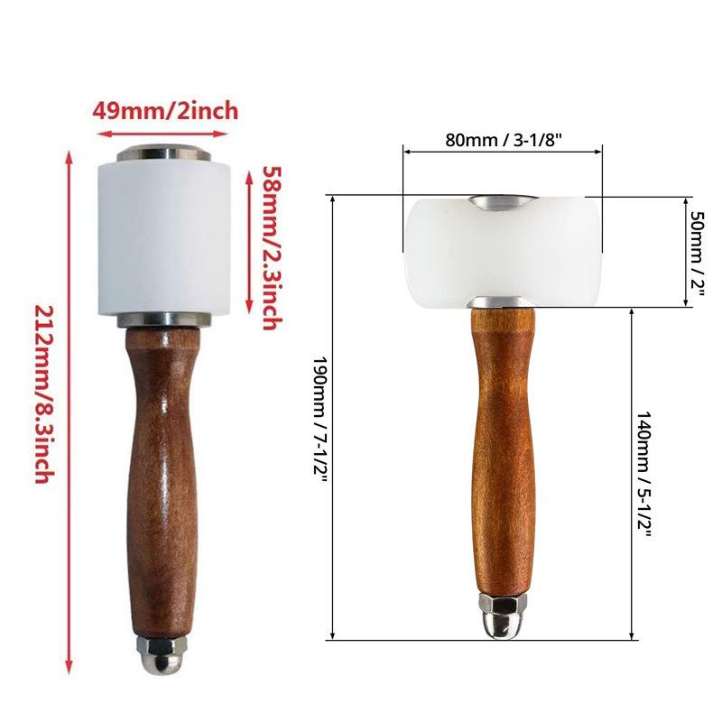 1 szt. Skórzany młotek do rzeź – Mallet Wood Carving recenzja i cena