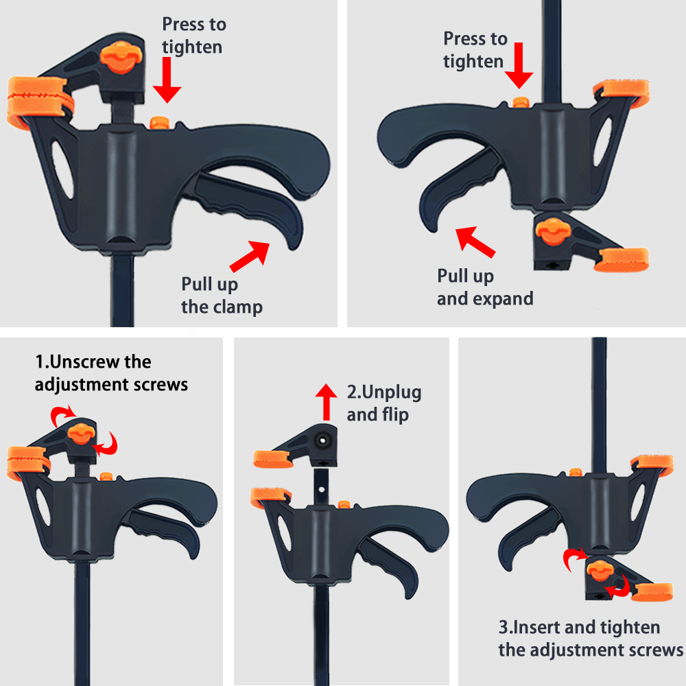 Zaciski do drewna 4/6/8 cala w – Clamp Set F Style recenzja i cena